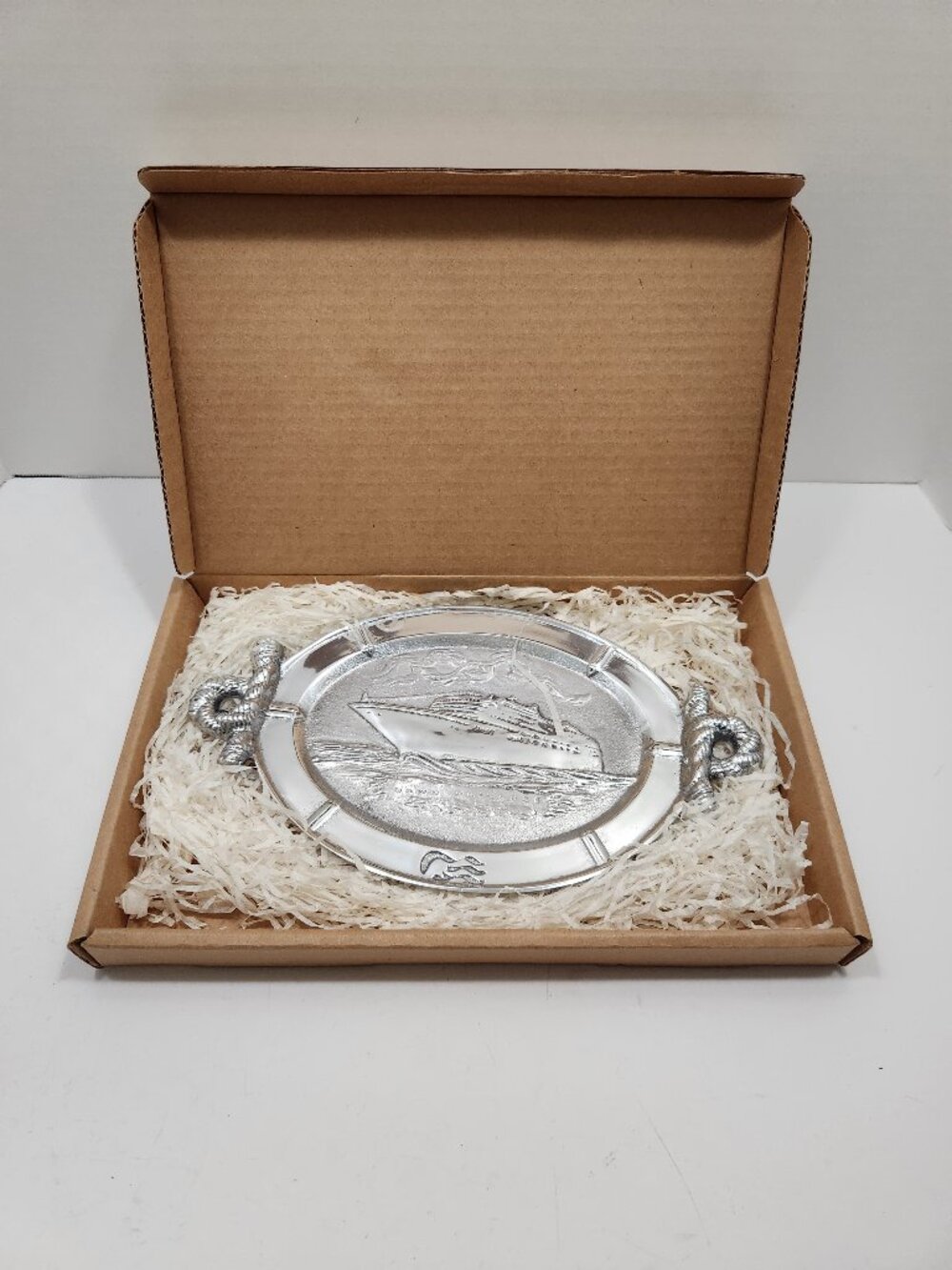NIB Vintage 1997 Dawn Princess Maiden Voyage Commemorative Petit Four Tray